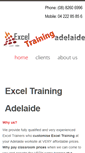 Mobile Screenshot of exceltrainingadelaide.com